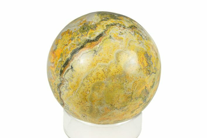 Polished Bumblebee Jasper Sphere - Indonesia #254743